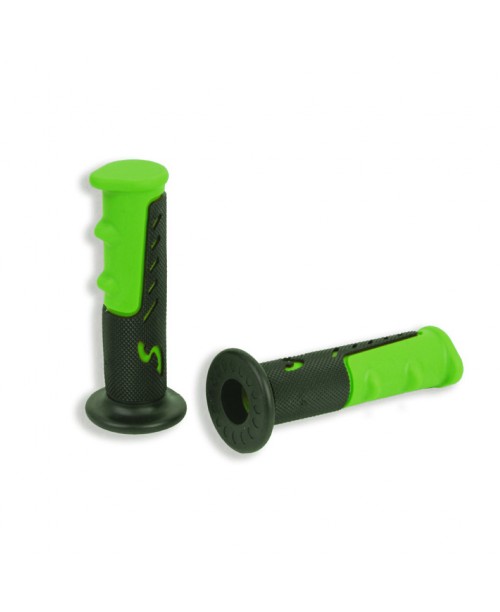 Ручки руля Vicma резиновые Dynagrip зеленые