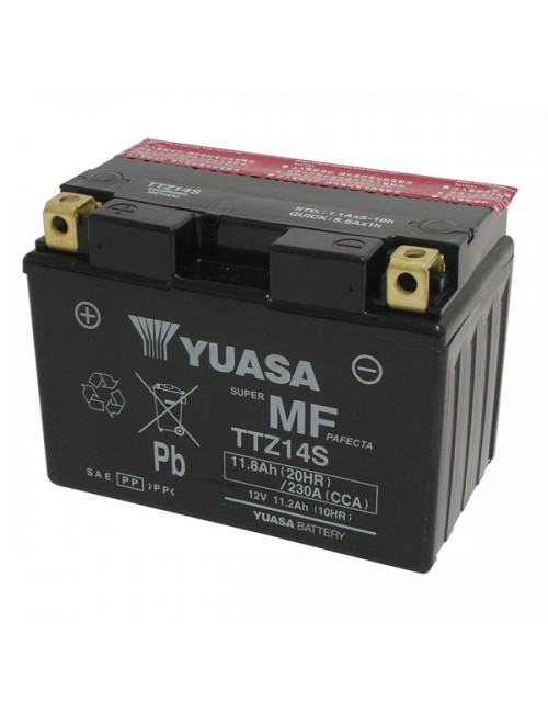 Аккумулятор TTZ14S YUASA TTZ14S 11,2Ah, 230CCA, 3,9 KG ОБЩИЙ ВЕС, 150x87x110 +/- Аккумулятор TTZ14S YUASA TTZ14S 11,2Ah, 230CCA, 3,9 KG ОБЩИЙ ВЕС, 150x87x110 +/-