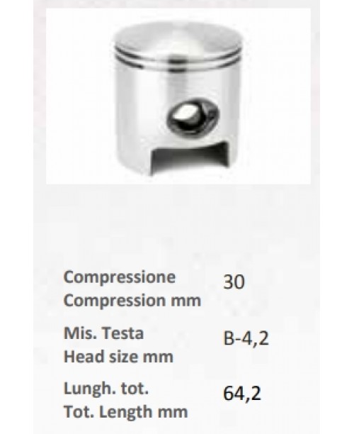 Поршень PIAGGIO SKIPPER 150cc 2T D.61,4