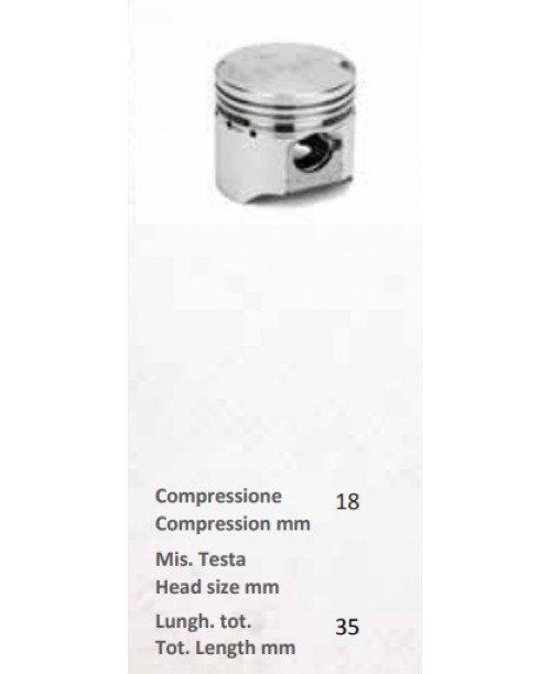 Поршень PIAGGIO Liberty,VESPA 50 4T D.39,4