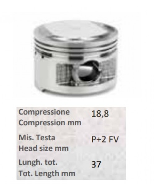 Поршень YAMAHA MAJESTY 125CC 4T Ø 54