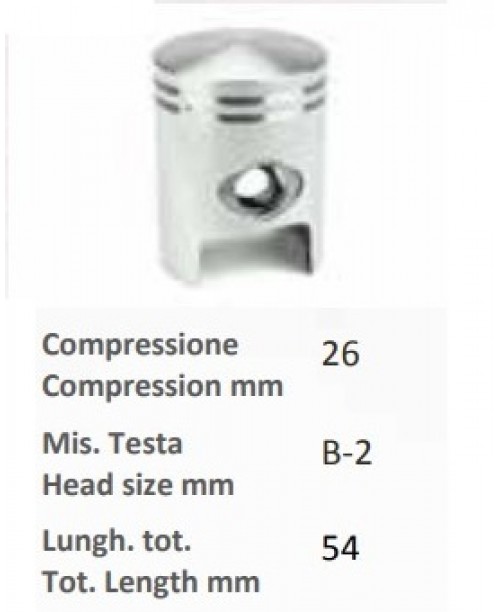 Поршень PIAGGIO 2T FREE-SFERA-ZIP Ø 41.2