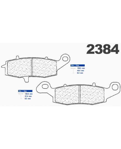 Тормозные колодки CL 2107RR синт