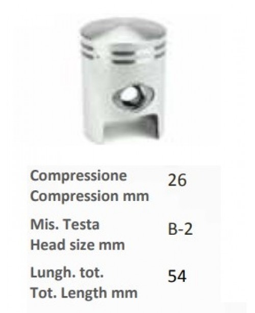 Поршень PIAGGIO 2T FREE-SFERA-ZIP Ø 40.6