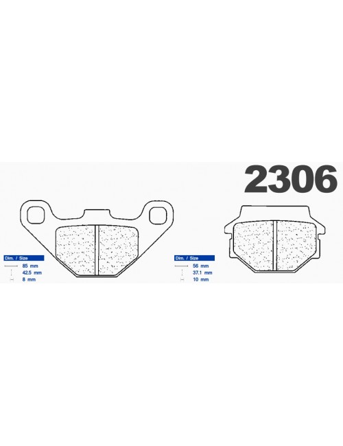 Тормозные колодки CL 2082RR синт