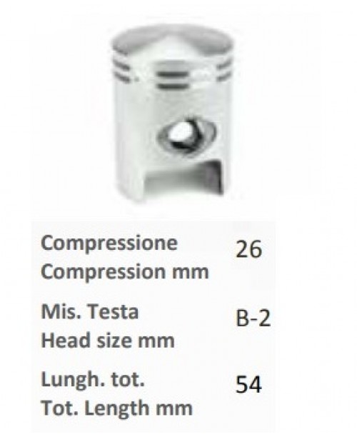 Поршень PIAGGIO 2T FREE-SFERA-ZIP Ø 41.4