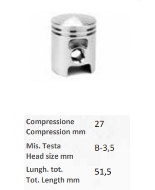 Поршень SUZUKI TS 50/KATANA Ø 41.25