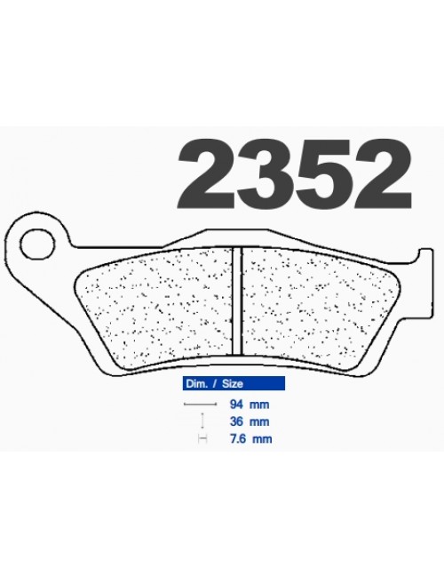 Тормозные колодки CL 2095FR синт