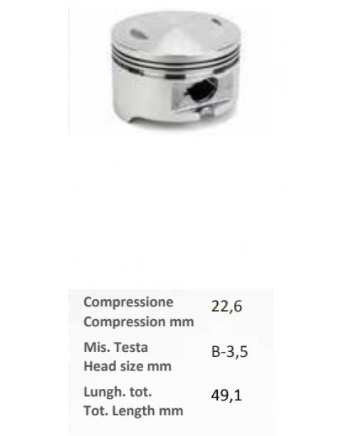 Поршень Honda Foresight 250 KYMCO QUAD 4T 250CC Ø 73.25