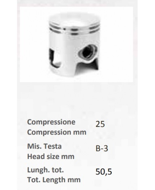 Поршень MALOSSI PIAGGIO, PEUGEOT, HONDA Ø 47.0