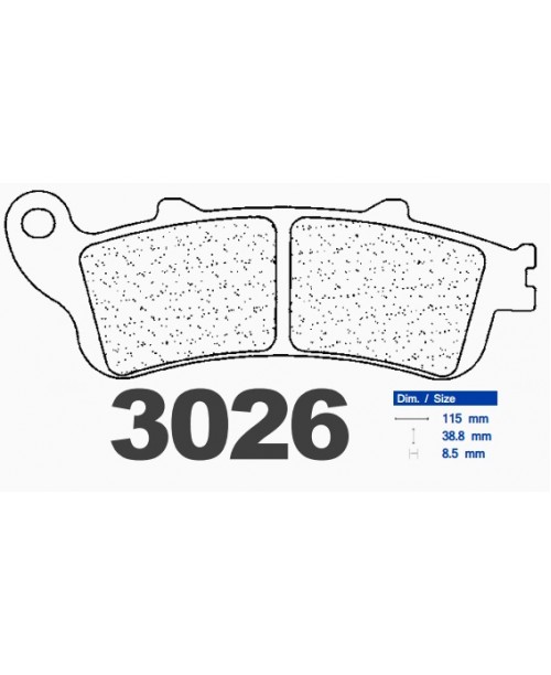 Тормозные колодки CL 2198SF синт