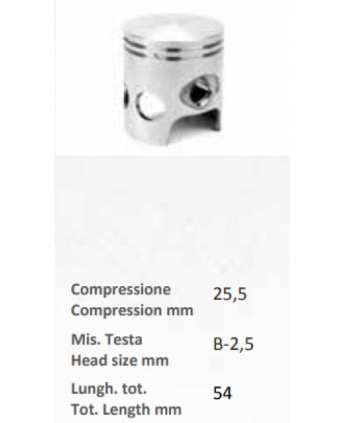 Поршень TOP PERFORMANCES TRASF.SFERA Ø 48.8