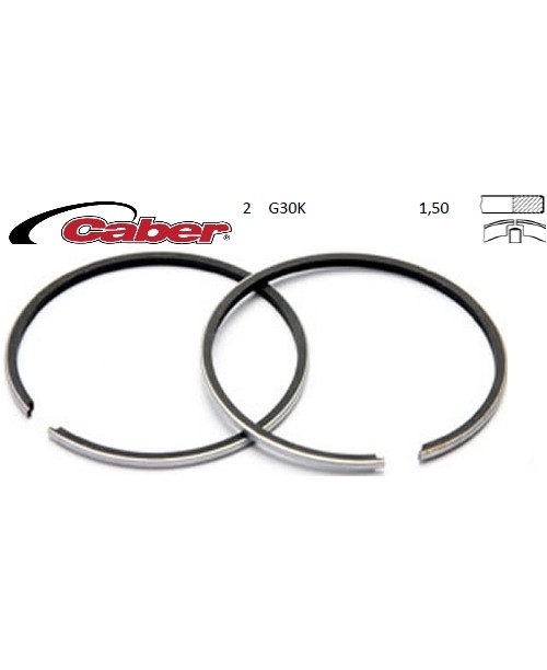 Кольца поршневые 2T  50cc SUZUKI ADRESS/SEPIA/ZILION Ø 41.25 METEOR