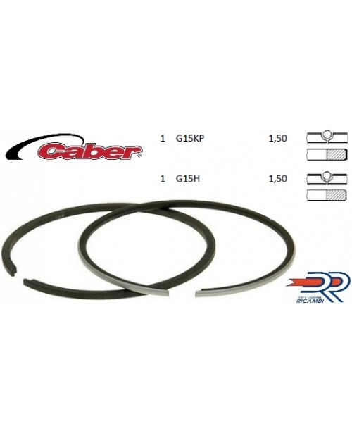 Кольца поршневые 2T  70cc TOP TR PIAGGIO Sfera/ZIP/NRG Ø 48.0 METEOR