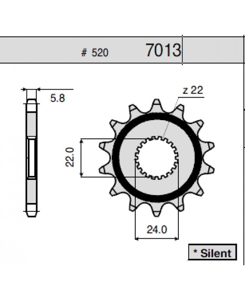 Звезда приводная передняя