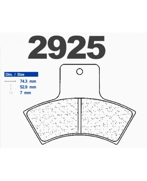 Тормозные колодки CL 2168QD синт