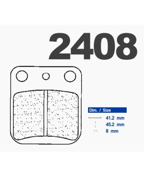 Тормозные колодки CL 2408ATV1 синт