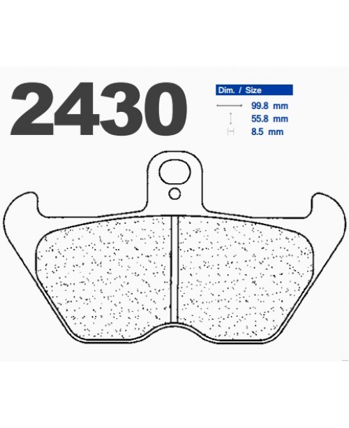 Тормозные колодки CL 2430A3+ синт