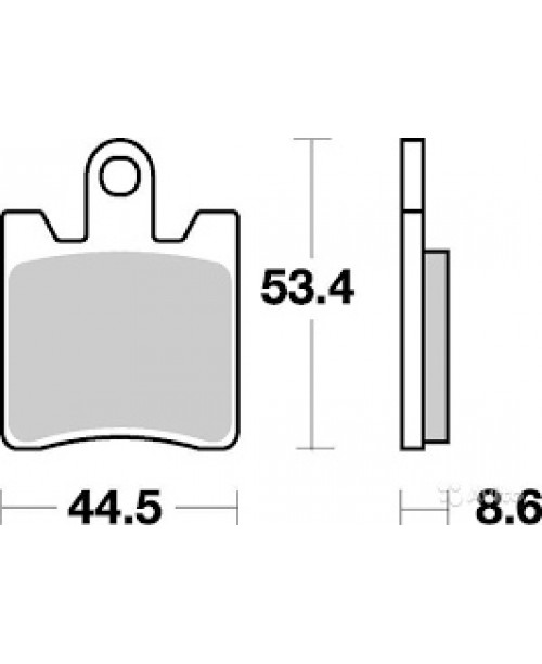 Тормозные колодки SBS 740HS синт