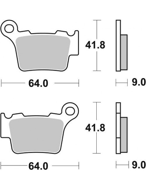 Тормозные колодки SBS 791RSI синт
