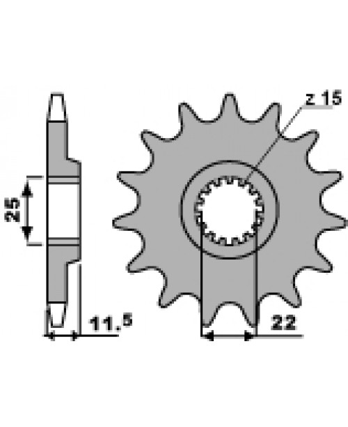 Звезда Приводная передняя KTM Z16 18NC C.520