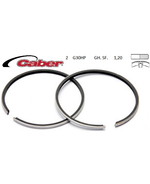 Кольца поршневые 2T 100cc HONDA BALI Ø 51.50 METEOR