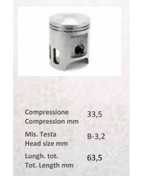 Поршень YAMAHA 100 CC. Ø 53.5