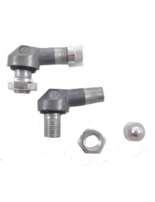 Штуцер с нипелем колёсный 2шт TUBELESS DIAM 11,3 MM ALLUMIN