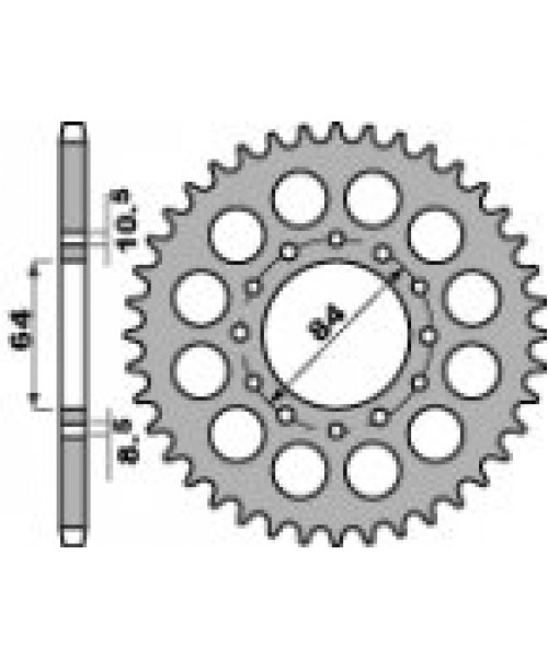 Звезда приводная задняя SUZ. Z40 C45 C.520 JTR1826.40