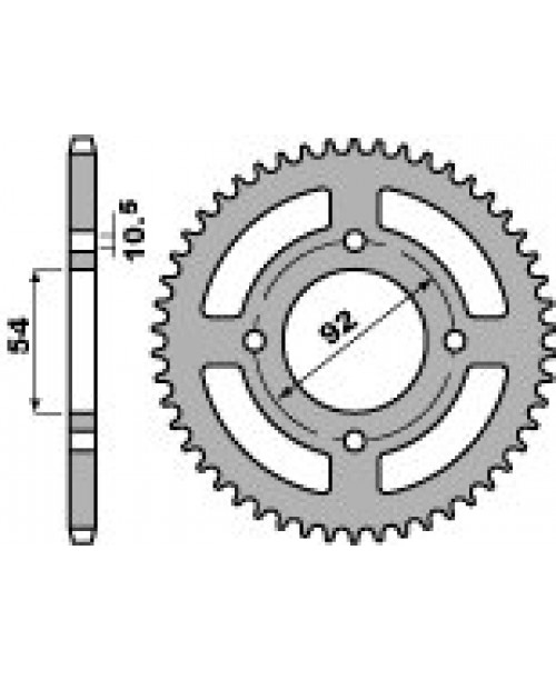 Звезда Приводная задняя MBK/YAM TZR 50 X-POWER Z60