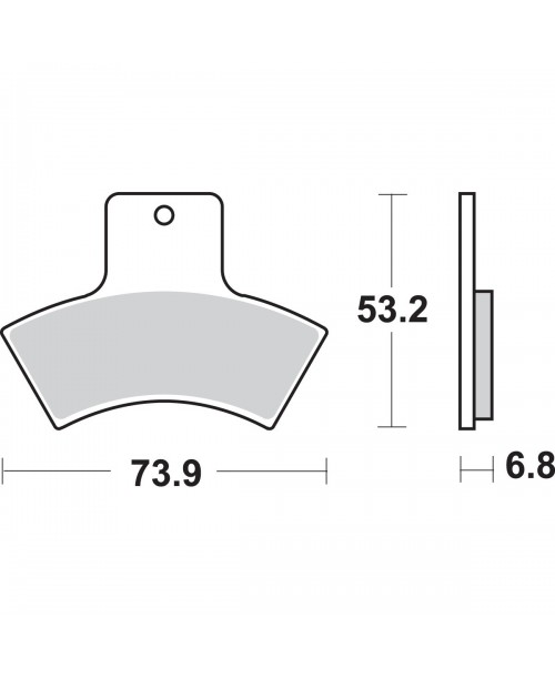 Тормозные колодки SBS 755ATS синт
