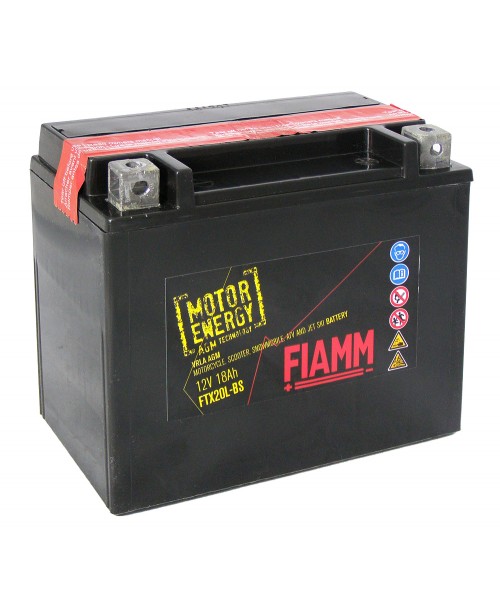 Аккумулятор YTX20L-BS FIAMM FTX20L-BS