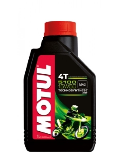 Масло моторное 4T MOTUL 5100 Ester Technosynthese 15W50 1 литр
