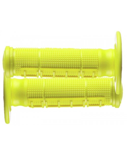 Ручки руля UNITY GRIPS HALF WAFFLE YELLOW FLUO