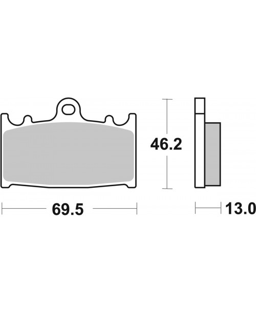 Тормозные колодки SBS 789LS синт