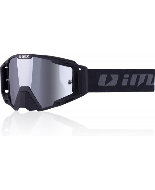 Очки кроссовые iMX SAND BLACK MATT - SZYBA SILVER IRIDIUM + CLEAR (2 SZYBY W ZESTAWIE)