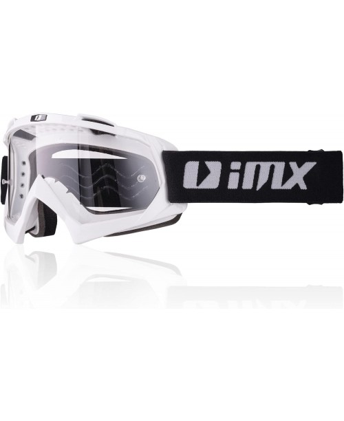 Очки кроссовые iMX Racing Goggle Mud White -Visor Clear