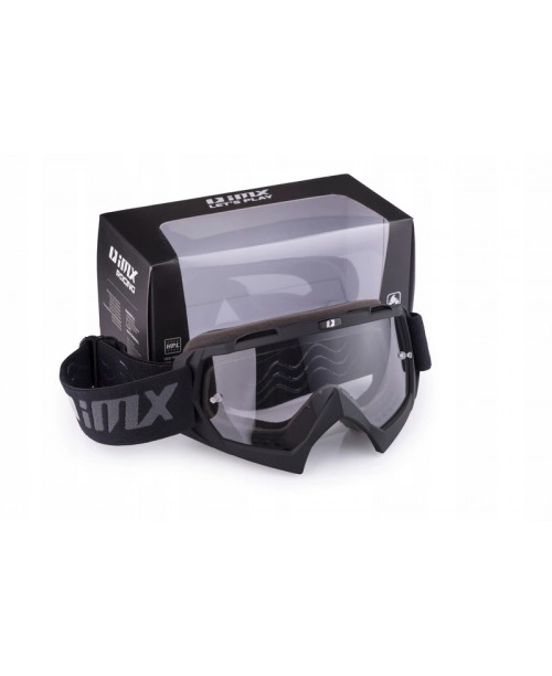 Очки кроссовые iMX Racing Goggle Dust Black Matt- Visor Dark Smoke + Clear