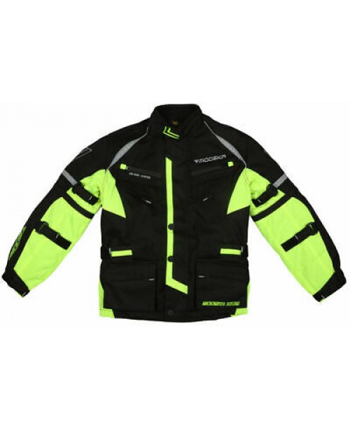 Куртка детская MODEKA TOUREX II Kids BLACK/YELLOW, рост 152