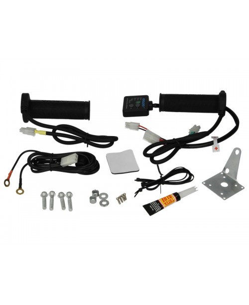 Ручки руля с подогревом для мотоциклов OXFORD OF691 диамю руля 22 мм , длина ручки 120 мм