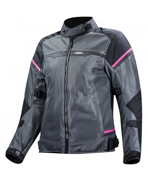 Куртка женская LS2 RIVA LADY JACKET BLACK DARK GREY PINK