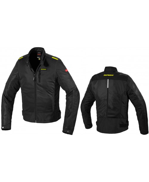 Куртка SPIDI SOLAR NET BLACK/YELLOW-FLUO