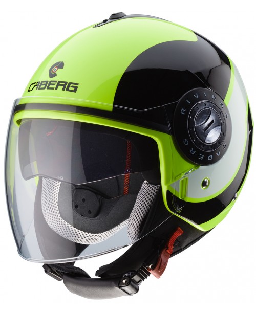 Шлем CABERG RIVIERA V3 SWAY YELLOW FLUO / BLACK