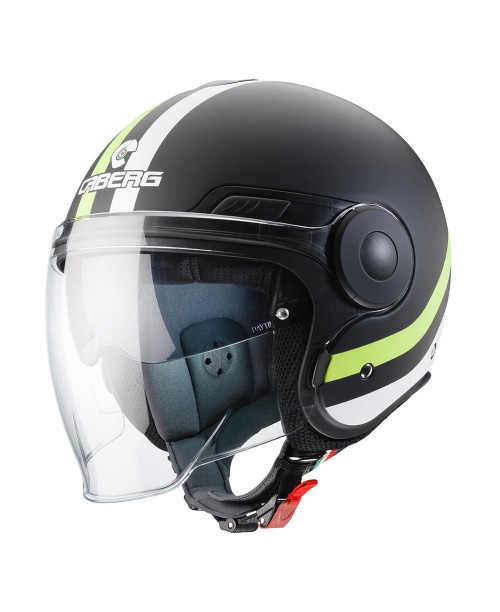 Шлем CABERG UPTOWN CHRONO BLACK/WHITE/YELLOW FLUO