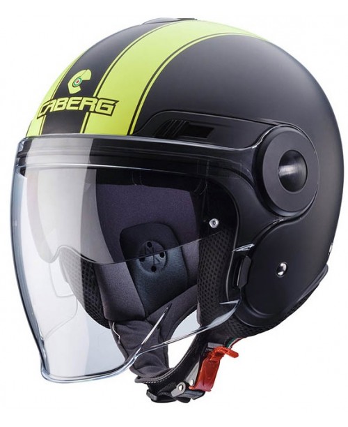 Шлем CABERG UPTOWN LEGEND MATT BLACK / YELLOW FLUO