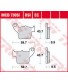 Тормозные колодки TRW MCB730EC