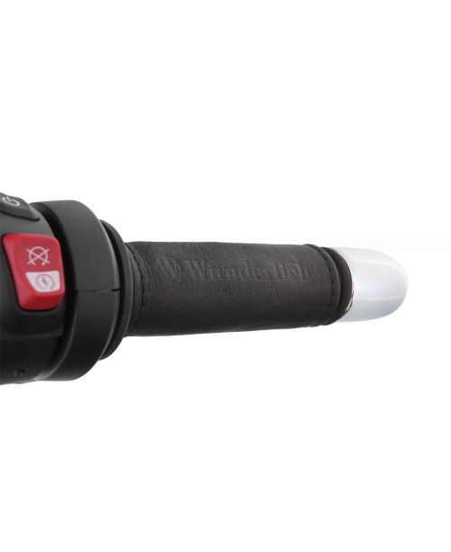 Накладки кожаные на ручки руля WUNDERLICH BMW  R 18 черн