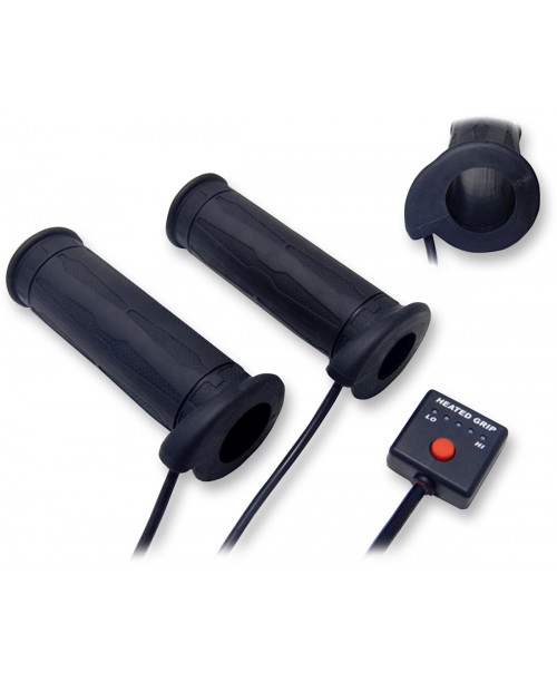 Ручки руля с подогревом для мотоциклов KOSO AM10700E PUSH 7/8+1" 130 MM