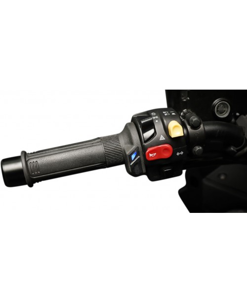 Ручки руля с подогревом для мотоциклов KOSO AX041010  HG13 20mm ( 7/8 )  L=120   встроенная кнопка