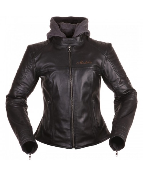 Куртка женская MODEKA EDDA Lady COW LEATHER BLACK
